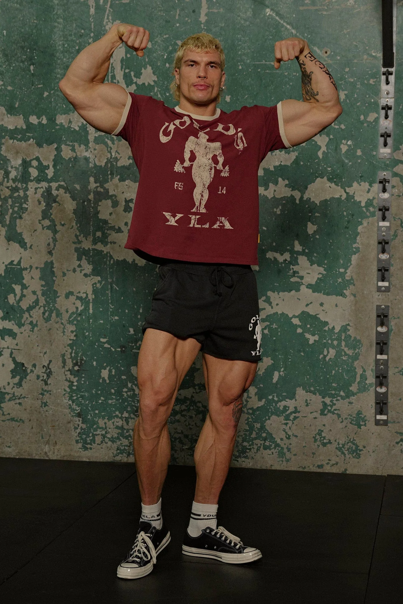 4009 - Golds Gym Ringer Tees - Image 3