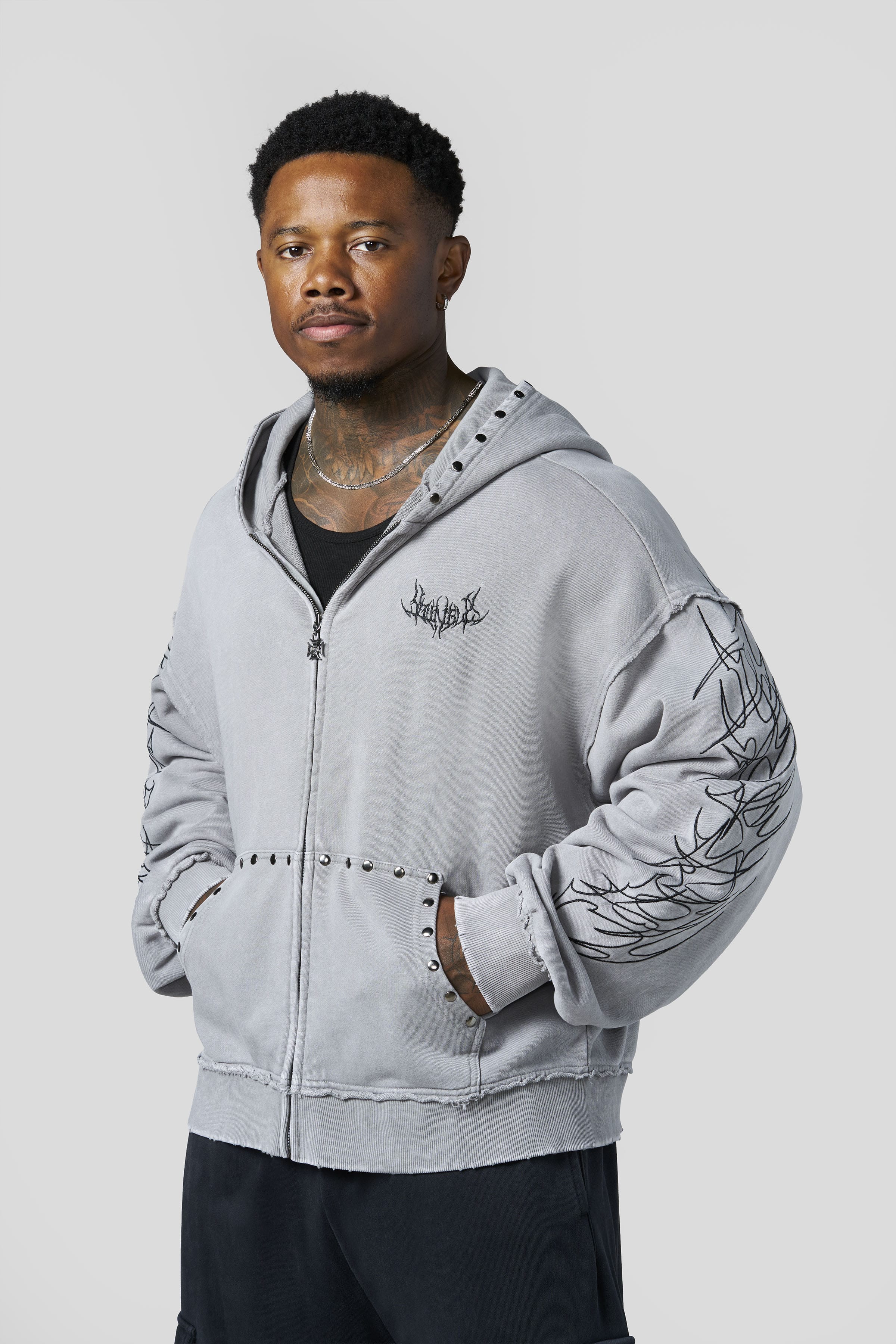 5232 - Tribal Stud Zip-Ups - July 7th - Image 2