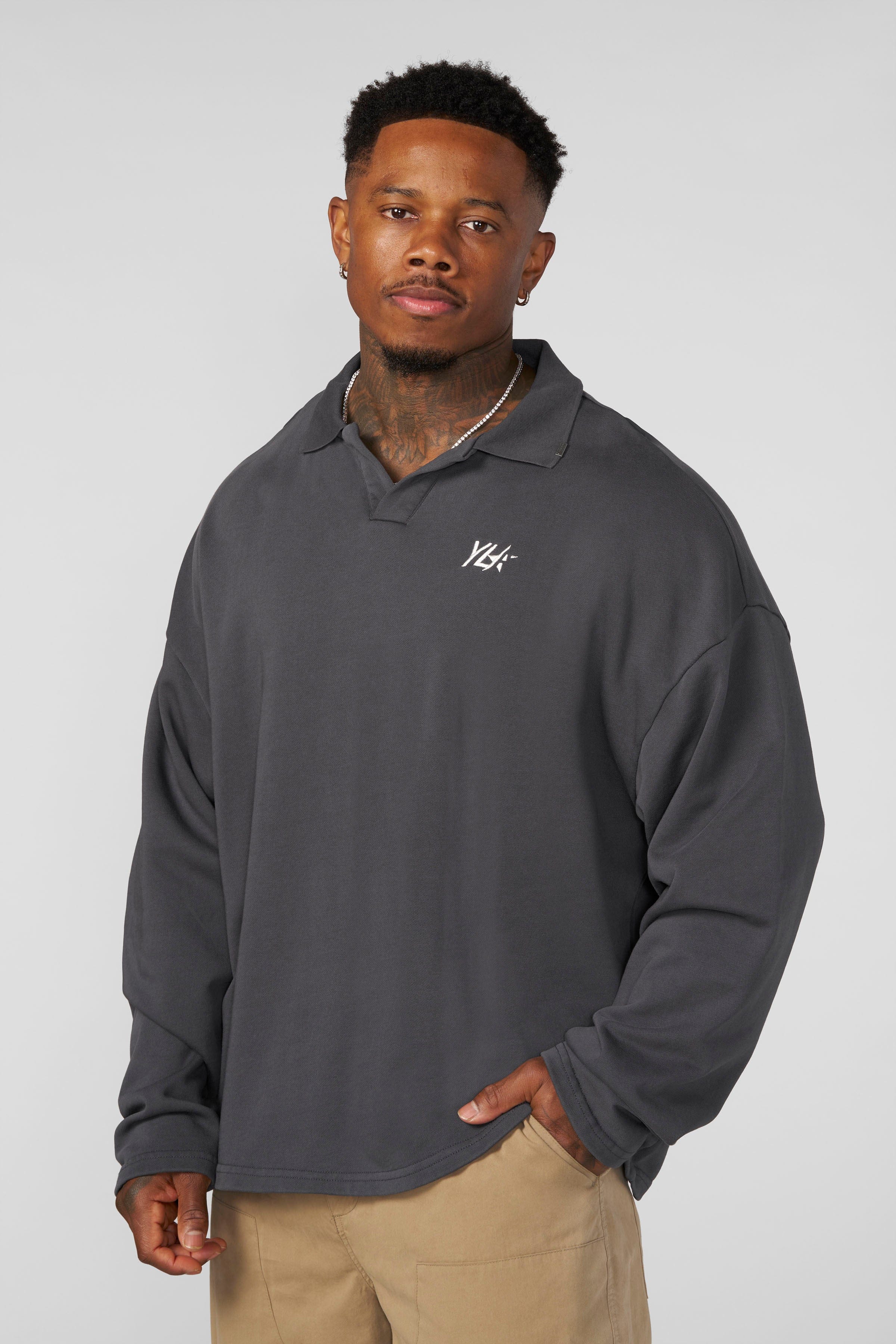 8069 - Menace Longsleeve Polo - Image 9