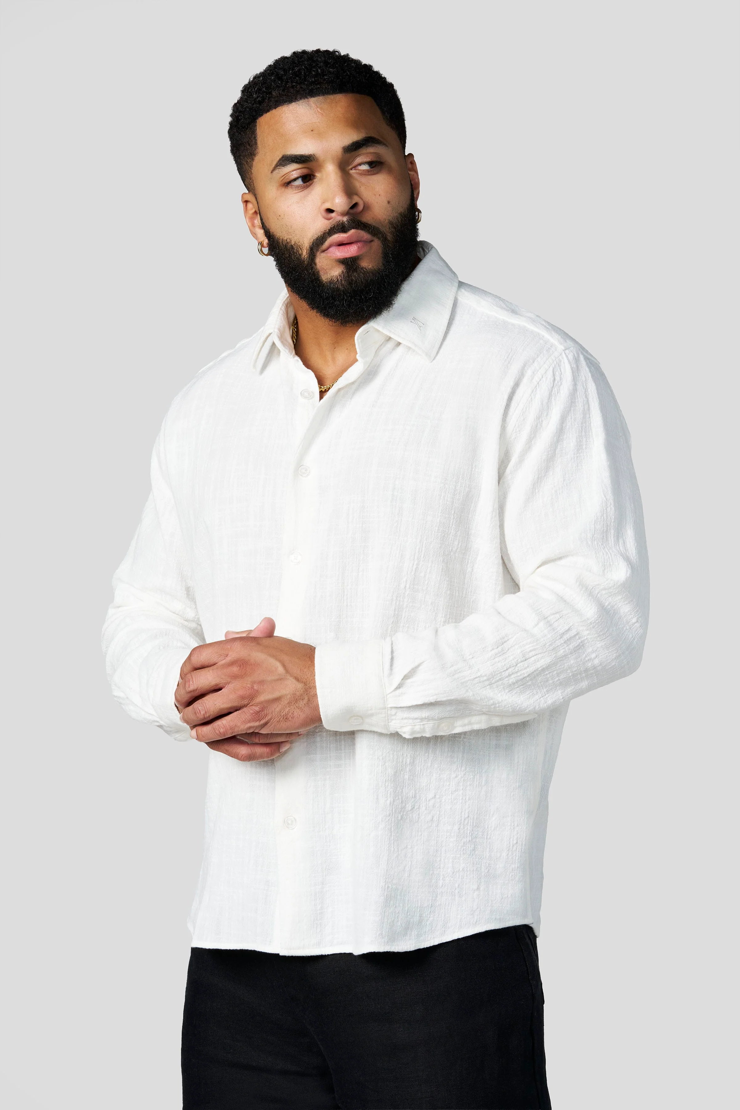 8095 - Cotton Linen Button-Ups - Image 7