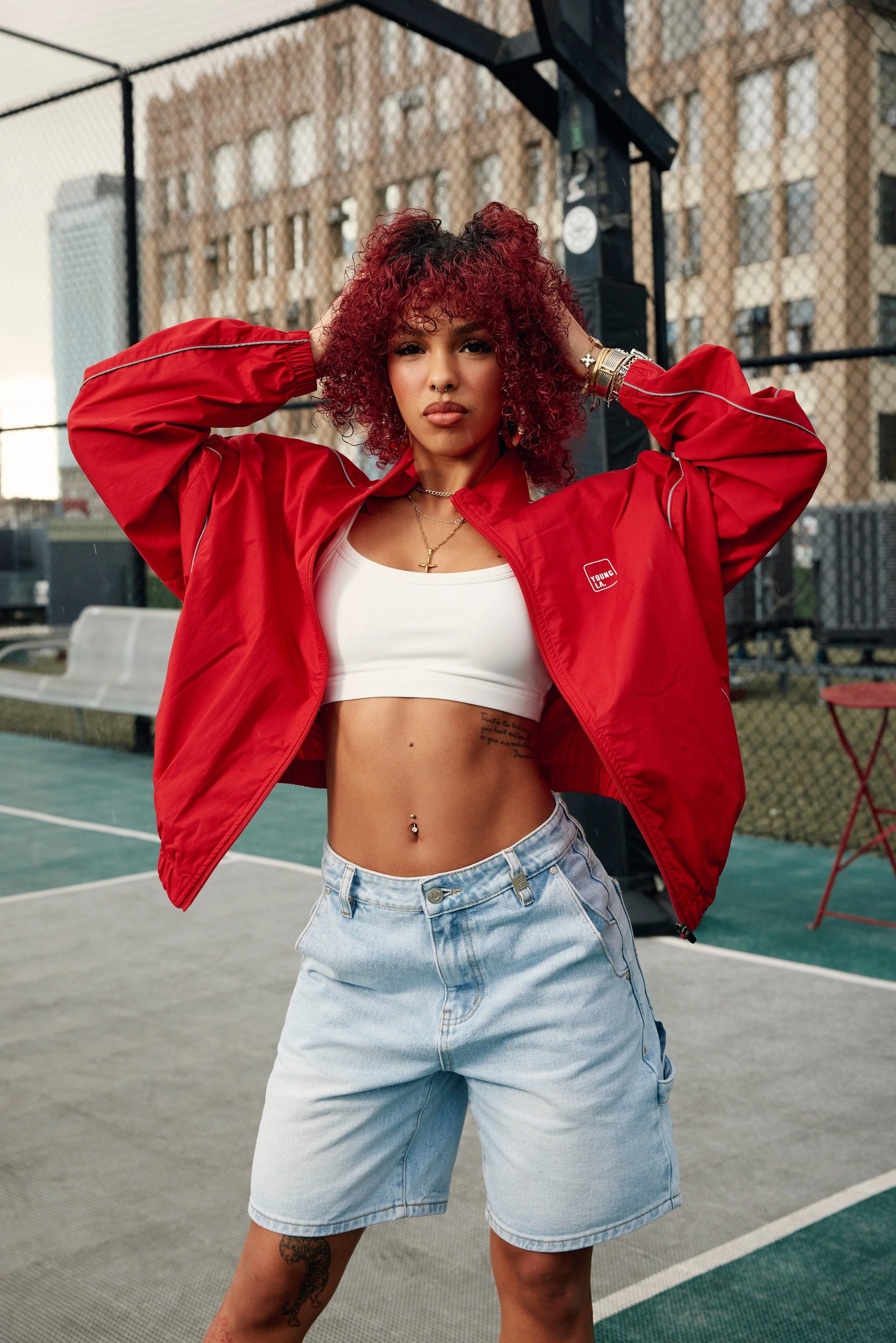 W167 Carpenter Denim Shorts - Image 3