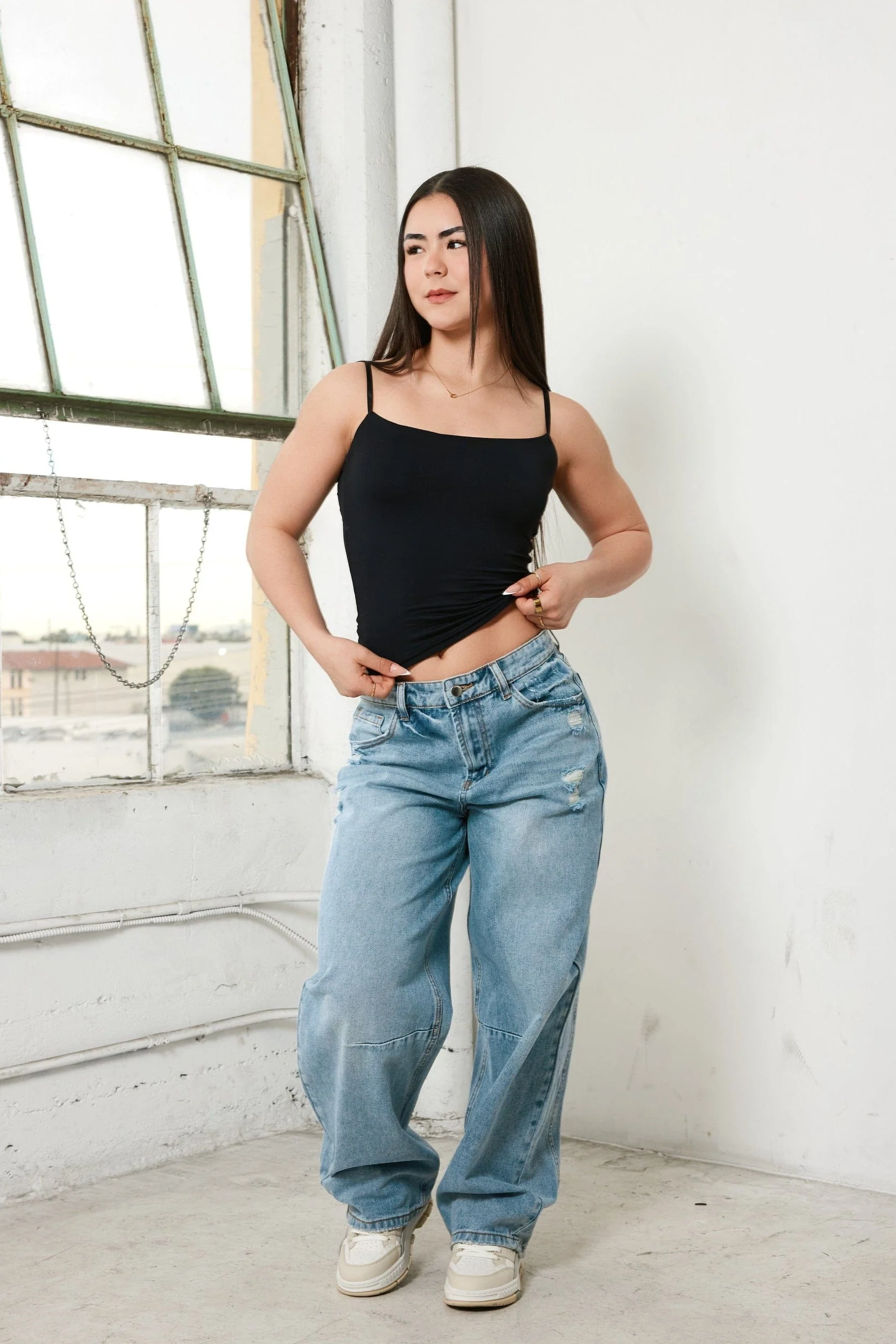 W2182 - Studio Edit Barrel Jeans - Image 2