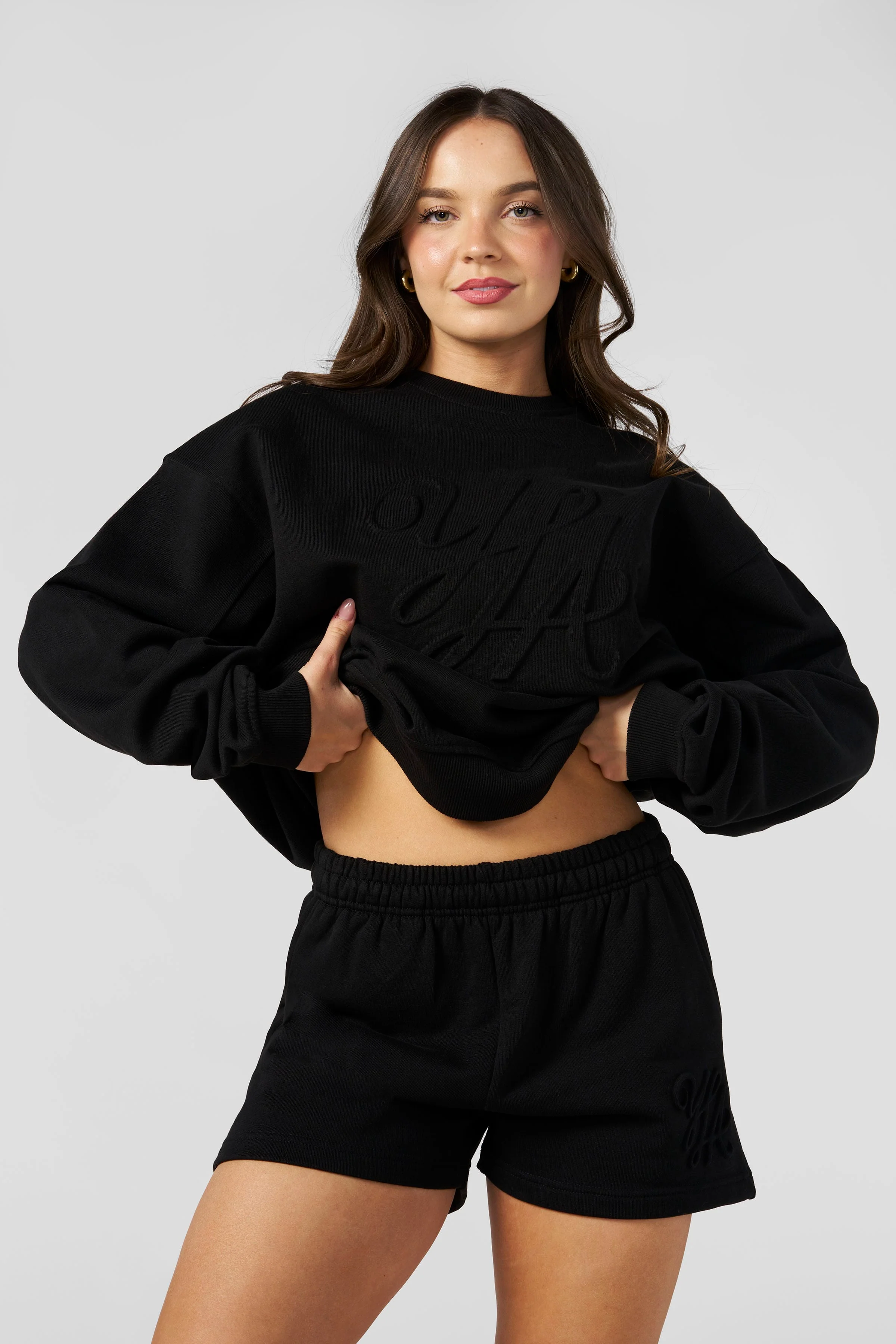 W5129 - Emblem Embossed Crewneck - Image 10