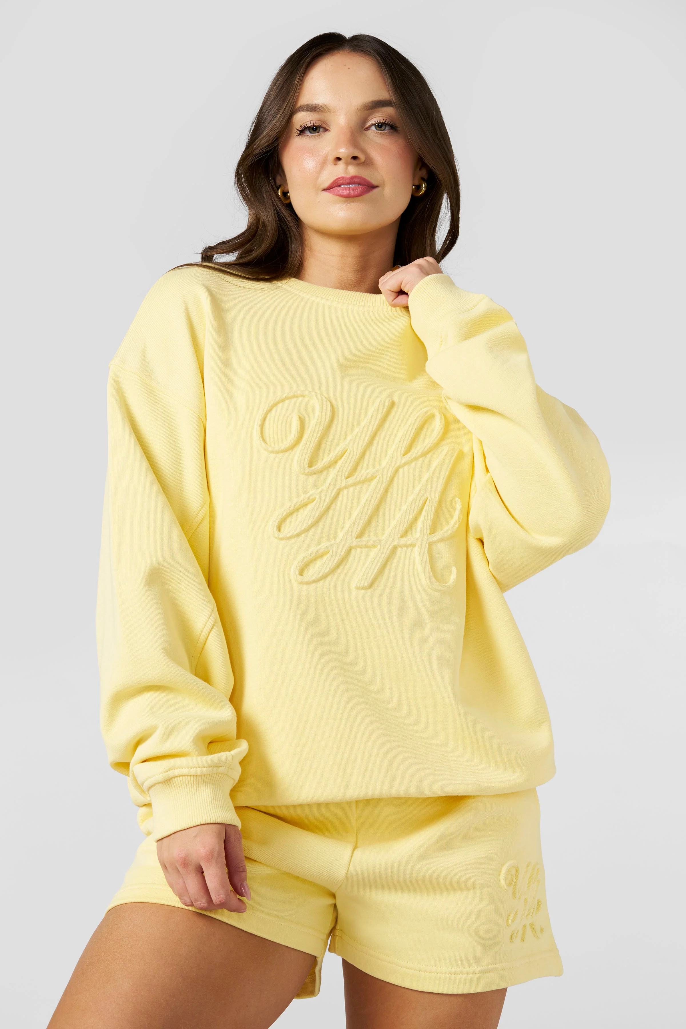 W5129 - Emblem Embossed Crewneck - Image 6